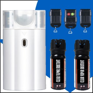 Pepper Alarm Single Unit Home and Business Security Spray Protection