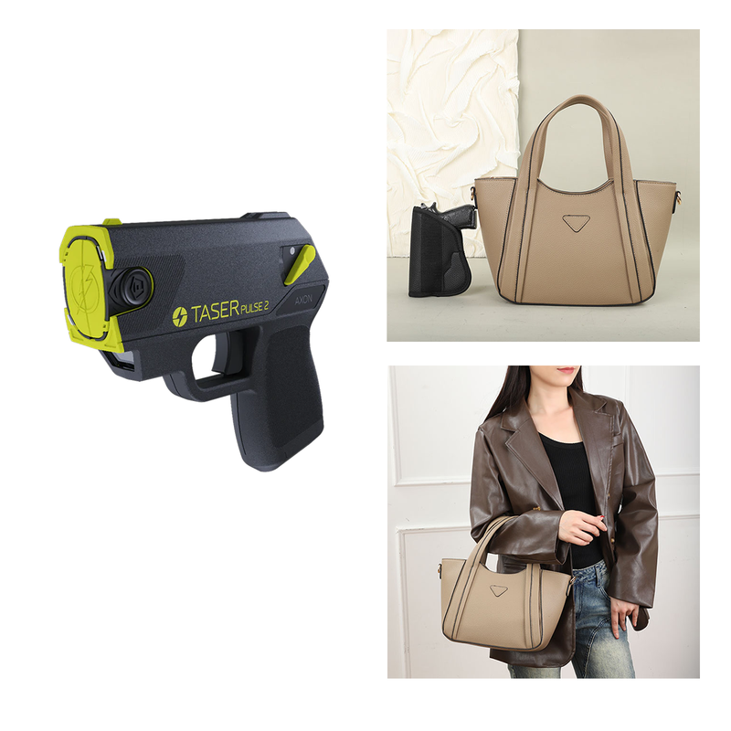 Taser Pulse and Concel Carry Handbag Tan Purse