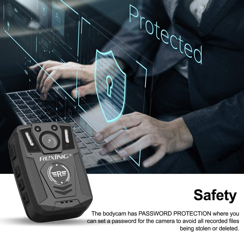 Bodycam with password protection.