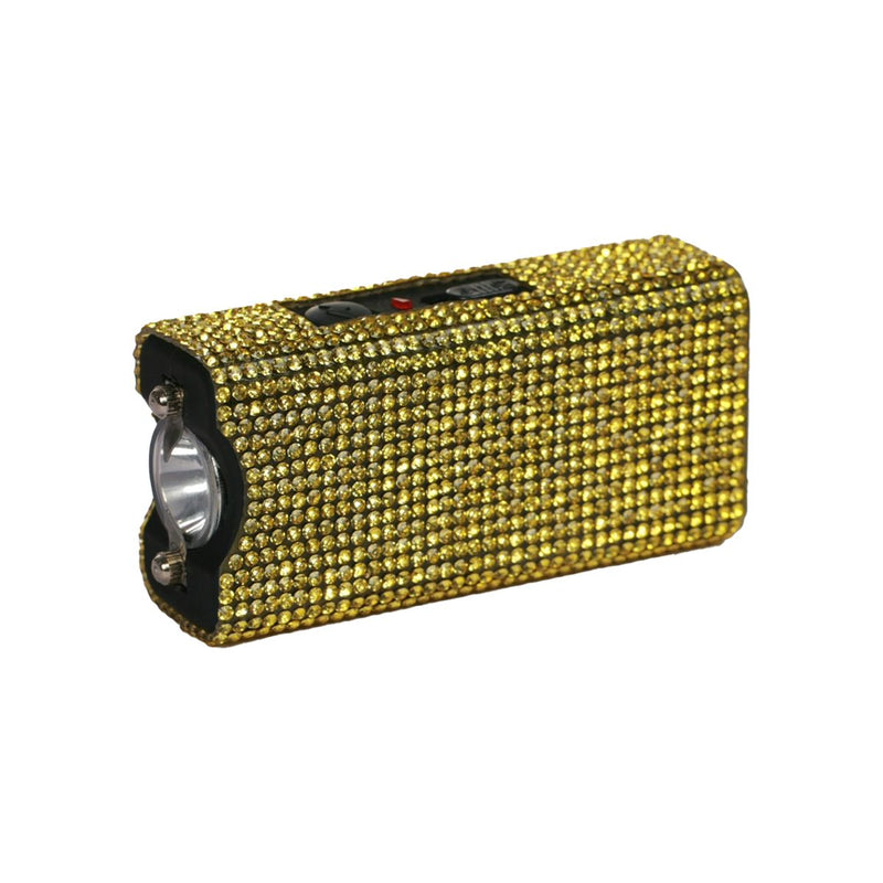 The new Streetwise color gold RhineStun Keychain Stun Gun provides you with Stunning Protection.