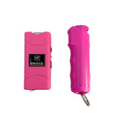 6 Units Self-Defense Stun Gun and Gel Pepper Spray Keychain Bundles