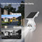 Solar security camera with color and IR night vision features.