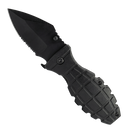 7" Spring Assisted Knife with Grenade Handle