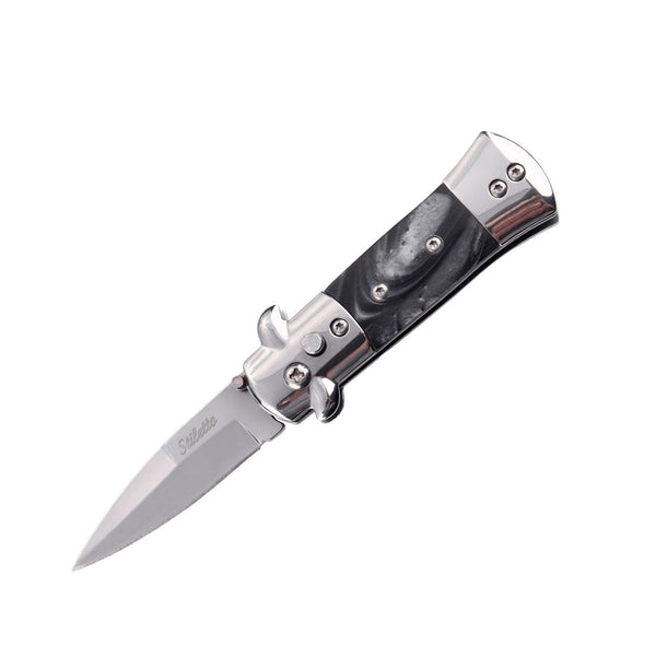 Spring assisted automatic OTF knife.