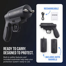 Image presenting the Double Defender’s two defensive components with emphasis on safety elements including protective trigger design and secure‑handling contours.