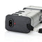 Vital brand black stun gun shown with the charge port.
