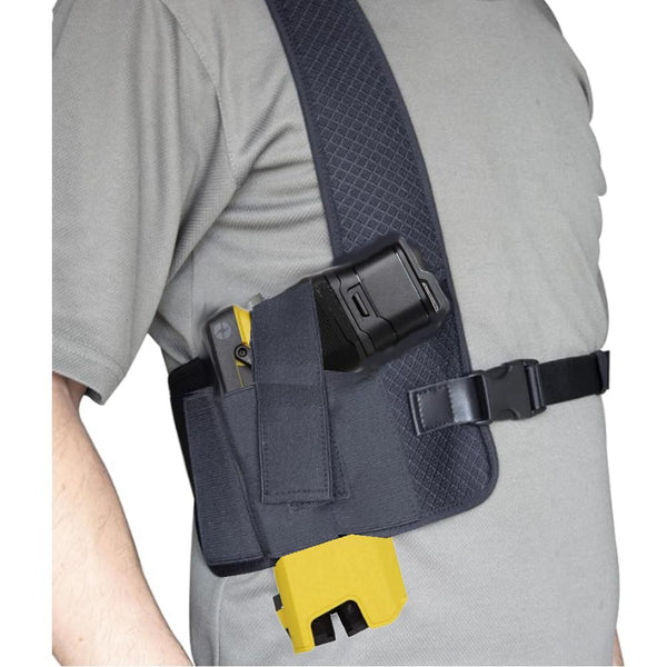 Shoulder holster for Taser guns left hand.