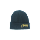 Dark blue tactical beanie cap with yellow Voodoo logo.