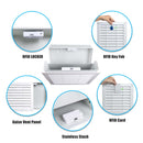 Hidden wall safe with secret compartment and vent cover and all the contents included.