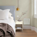 Hidden wall safe with with secret compartment and vent cover installed to hide your valuables.