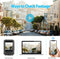 City street scene with 'Ways to Check Footage' text and video playback on body camera.
