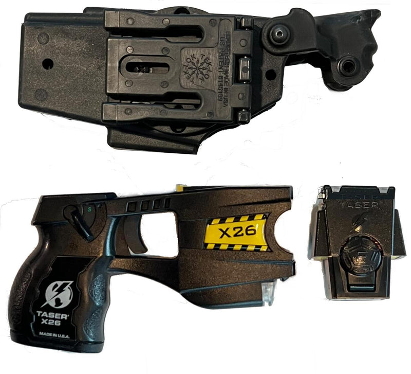 Used Black TASER® X26 with Laser Sight and LED Flashlight