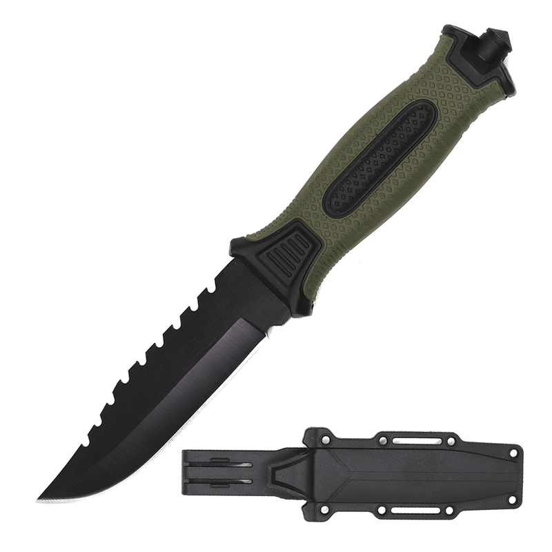 10-inch Hunting Knife with ABS Sheath Survivalist Survival Kits & More –  SDP Inc