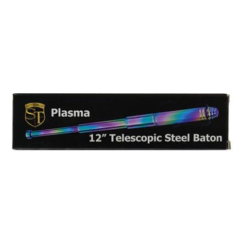 Self-protection baton in plasma color.