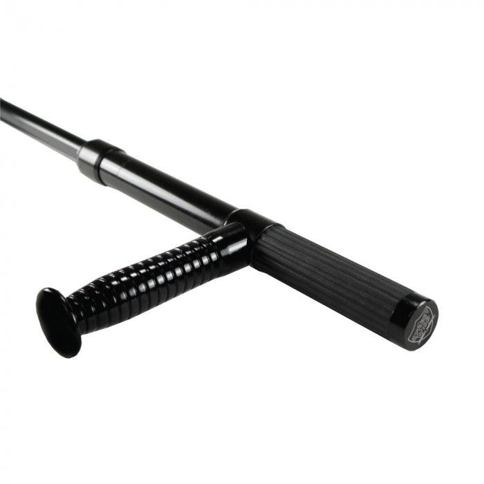 Profile vies of the Tonfa baton with side bar handle.