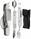 3 Pack - Stainless Steel Multi Functional Camping Tool Utensils & Opener 7-in-1 SDP Inc  {{ product_option.name }}
