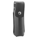 Black pepper spray holster. Easy use with flap button open and close.