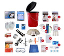 4 person emergency survival bucket kit for 72 hours plus.