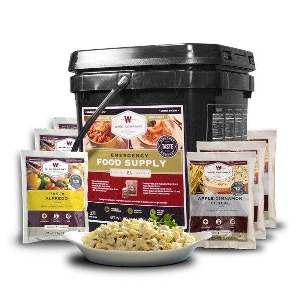 Long term food the 84 serving Grab n' Go food bucket with 25 year shelf life.
