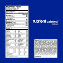 Bulk oatmeal nutrient kit with ingredients listed.