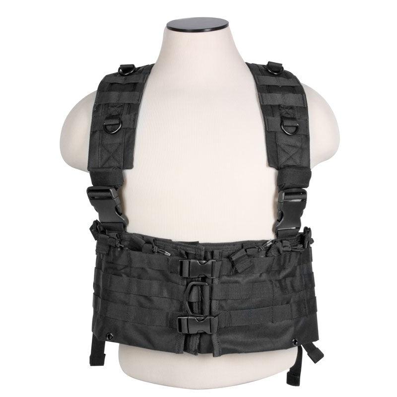 Tactical AR Black Chest Rig with PALS Webbing and Much More