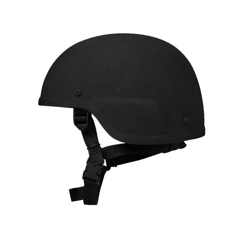 Side view of the Ar500 Armor ballistic protection helmet for civilians and law enforcement.