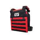 The AR500 Armor Guardian plate carrier in the color red.