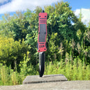 Automatic OTF Knife with Belt Clip - Red & Black