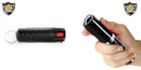 Exclusive stun gun and pepper spray self defense kit for women personal safety.