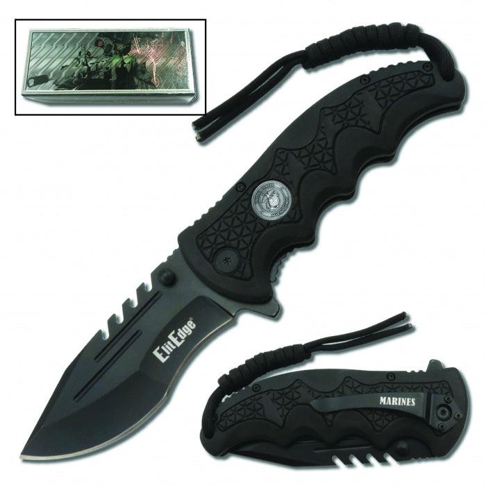 12 Units Military Medallions Assisted Open Folding Knifes w/Belt Clip & Paracord SDP Inc 