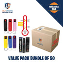 Bulk discount value pack pricing for hard case pepper sprays with key chain with high profits on your investment.
