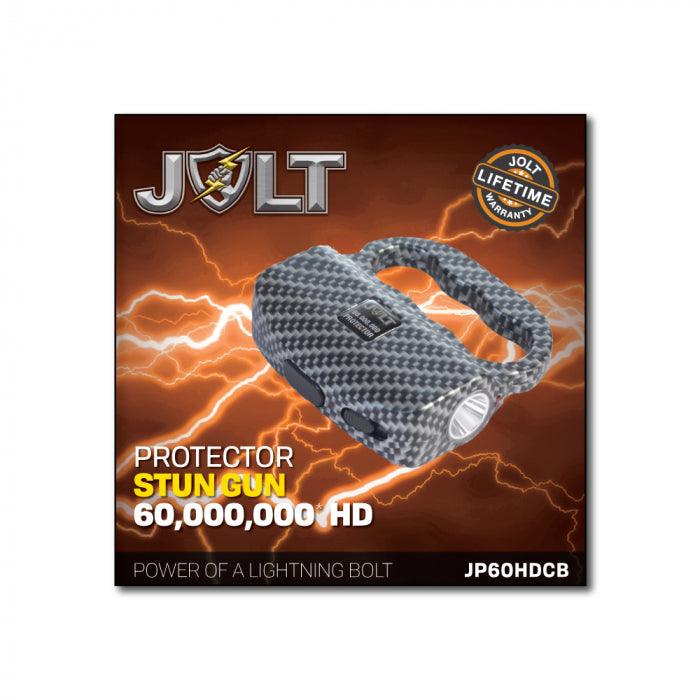 6 Units Jolt Protector HD Stun Gun w/Light 60,000,000 Volts