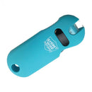 Bulk wholesale pricing for the teal colored Smart stun gun with power meter LED lights.