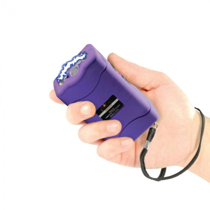 Bulk wholesale discount pricing for the Jolt 86 million volt mini stun with safety disable pin included.