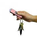 Pink usb stun gun that fits easily on your keychain. Excellent for your self-defense and available for discounted and bulk wholesale prices.