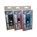 USB stun guns shown with packaging. Available in black, pink and teal colors for discounted and bulk wholesale prices.