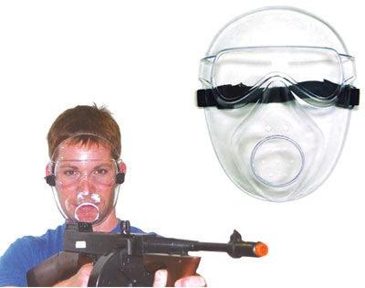 Air gun accessories clear safety mask.
