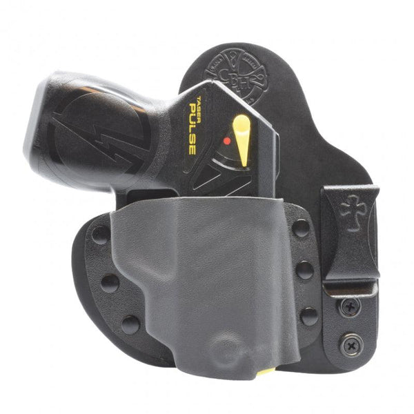 Cross Breed Taser Pulse holster for right hand use.