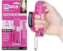 Mace pink pepper spray for runners and joggers personal self protection.