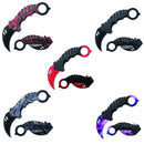 Knives and pepper spray bundle available at discount prices for excellent self-defense. All color varieties shown. 
