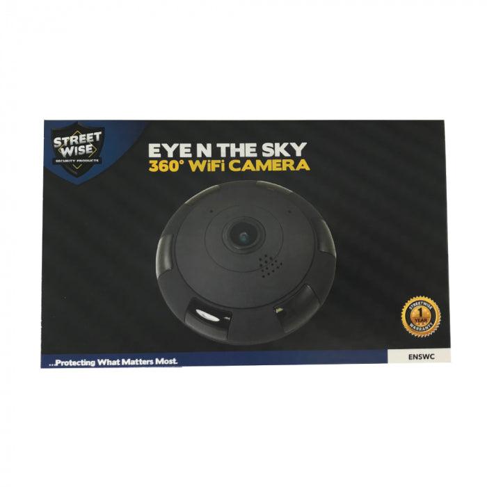 Disguised secret hidden surveillance camera the Eye in the Sky security system from Self Defense Products Inc.