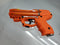 The FIRESTORM orange JPX 6 compact 4 shot pepper gun with laser offers powerful self defense protection.