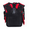 First responder bag has plenty of space shown backside with padding to be worn comfortably for hours if needed.