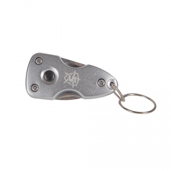 This 5ive Star Gear Mini Multi Tool w/ Key Chain allows you to be ready for anything has a compact and practical, 5-in-1 design offering a range of handy tools