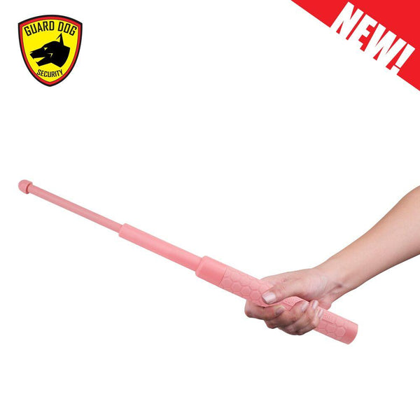 Pink color batons for personal self defense protection.