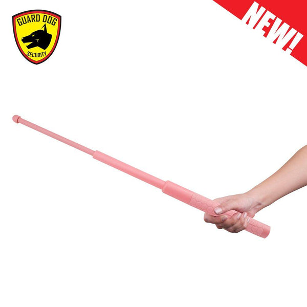 Pink carbon batons developed for women who are searching on line for affordable self defense options for personal protection.