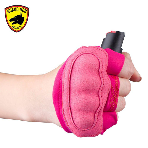 Women pepper spray options when running and jogging outdoors.