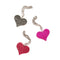 Heartbeat key-chain alarm Fits your style  decorated with high quality rhinestones.