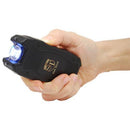 Hot Shot Black Stun Gun with Flashlight and Battery Meter