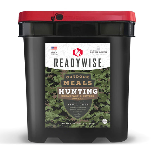 Hunting Calorie Freeze Dried Food Bucket Calories and Protein Boost